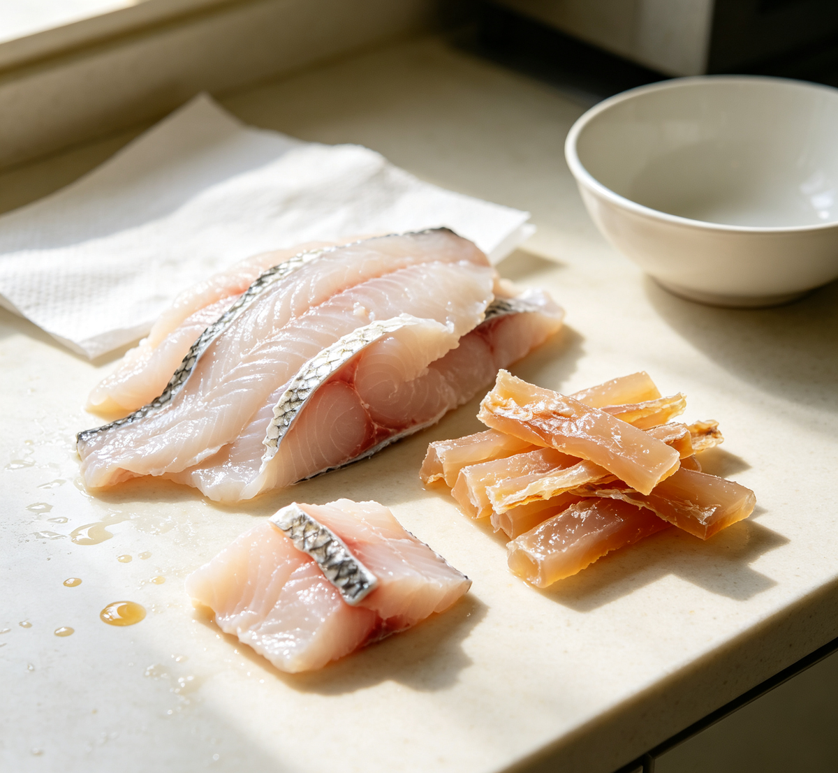 Crispy Grass Carp Slices – Firm, Sweet & Ready to Cook